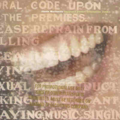 ALANIS MORISSETTE CD COVER