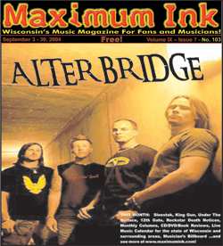 Alter Bridge on the cover of Maximum Ink