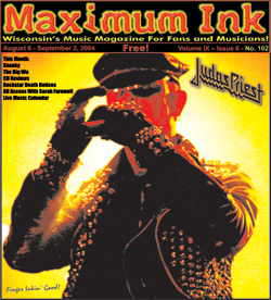 Judas Priest on the cover of Maximum Ink in August 2004 - photo by Craig Gieck
